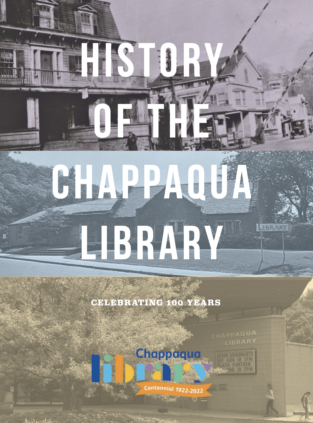book cover, history of the chappaqua library