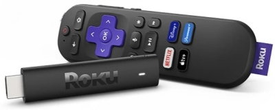 Image of Roku stick and remote
