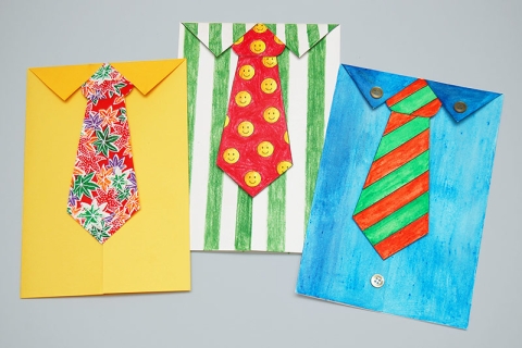 necktie card