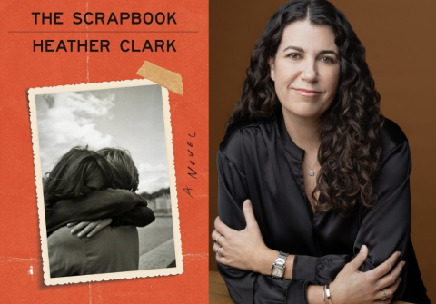 Book Cover "The Scrapbook" Portrait of Heather Clark