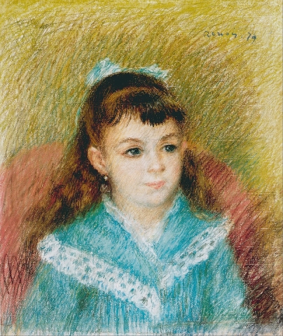 Pierre Auguste Renoir Portrait of a Young Girl