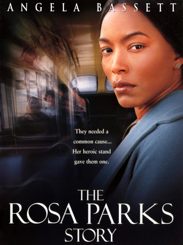 Photo of actor Angela Bassett as Rosa Parks