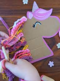 create a unicorn or lion from cardboard
