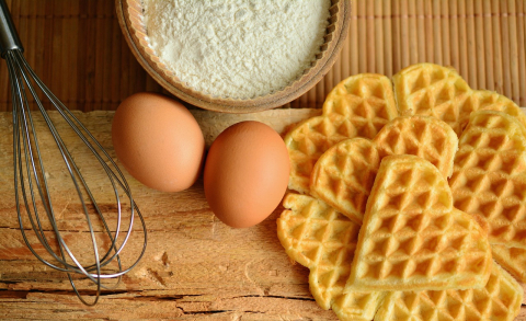 National Waffle Day is coming up!  We'll make some on March 24.