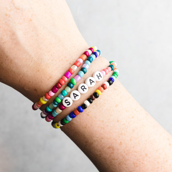 Beaded bracelet-making