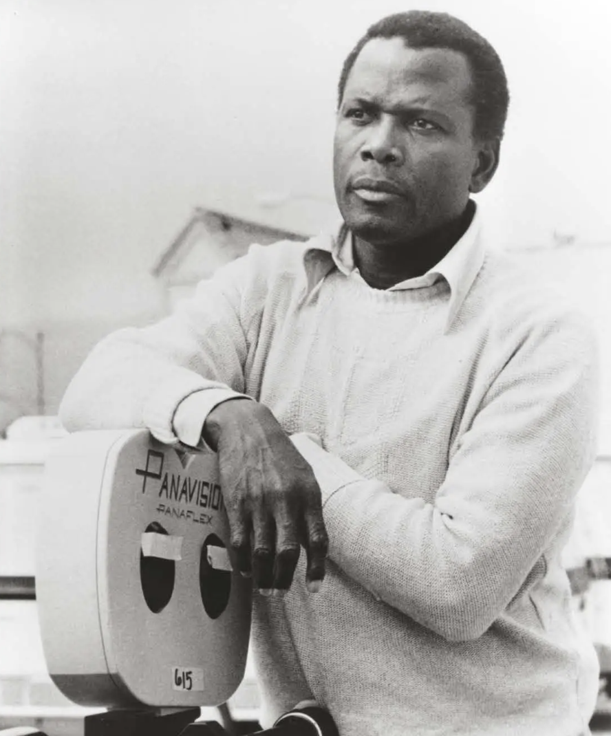 Portrait of Sidney Poitier.