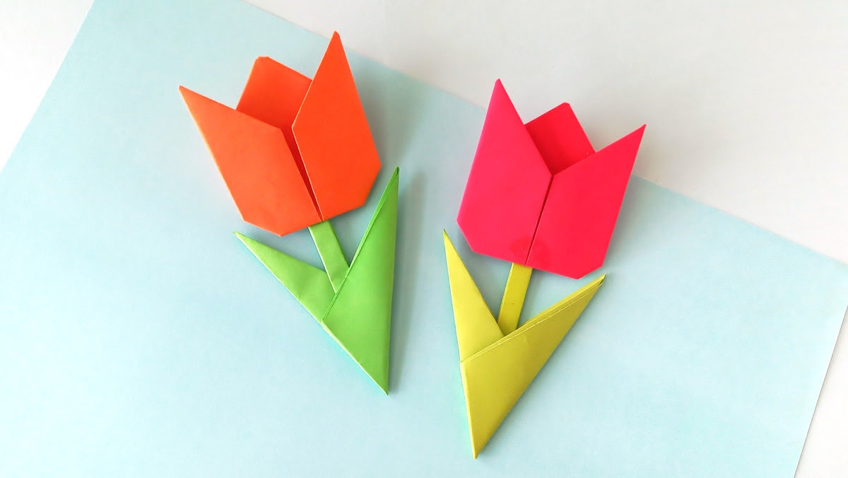 Origami flowers