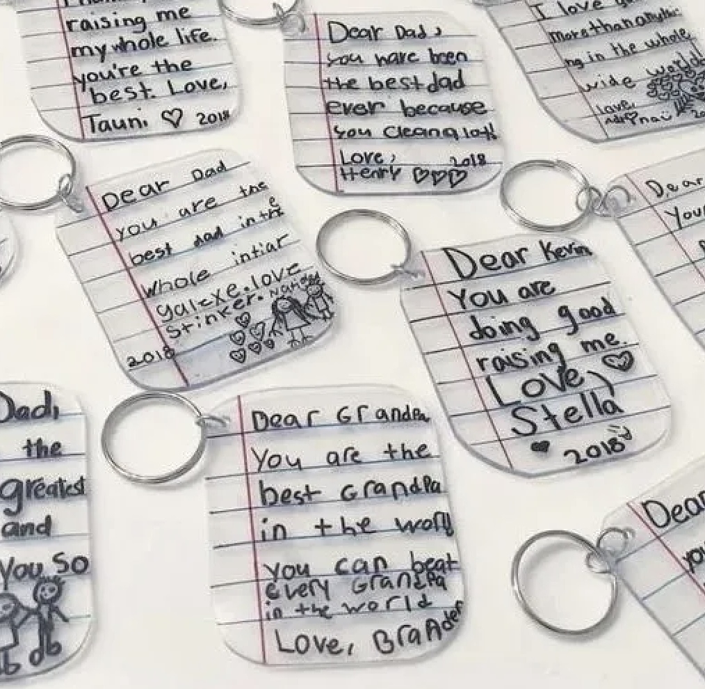 Turn your poem into a keychain!