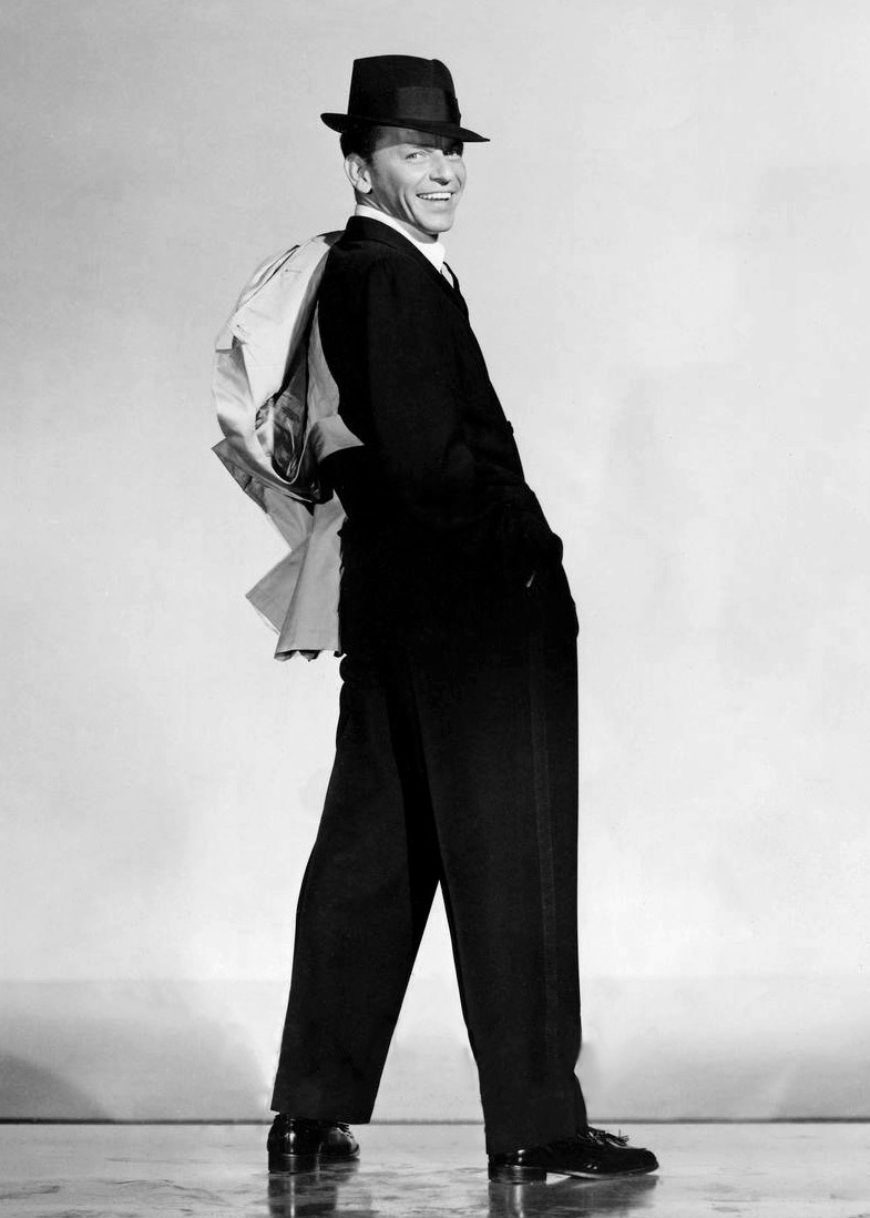 Frank Sinatra (1957 Pal Joey publicity photo, looking over shoulder