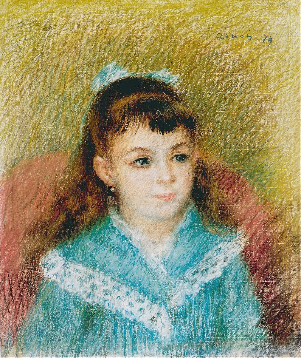 Pierre Auguste Renoir Portrait of a Young Girl