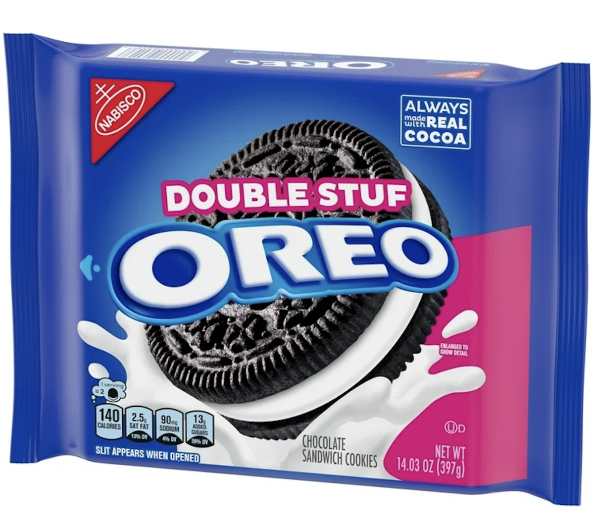 blue package of Oreos