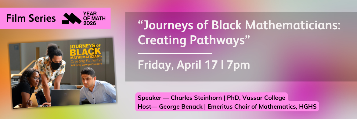 Year of Math film screening series april 17